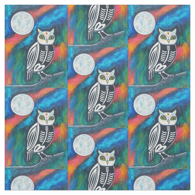 Sacred Owl Fabric (Swatch)