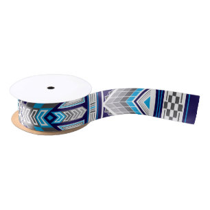 Sacred Places Blue Satin Ribbon