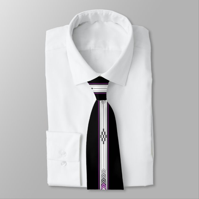 Sacred Places Purple Tie (Tied)