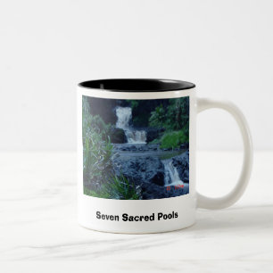 Sacred Pools, Seven Sacred Pools, Seven Sacred ... Two-Tone Coffee Mug