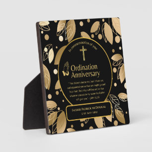 Sacred Priest Gift Pastor Deacon Ordination Custom Plaque