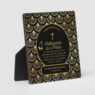 Sacred Priest Gift Pastor Deacon Ordination Custom Plaque