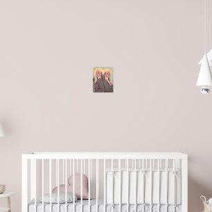 Sacred Rebels: Dreamlike Nun Aesthetic with Graffi Poster