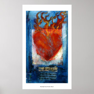 Sacred Sanskrit Heart Poster