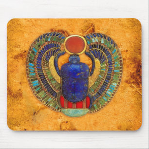 Sacred Scarab of Ancient Egypt Mouse Pad