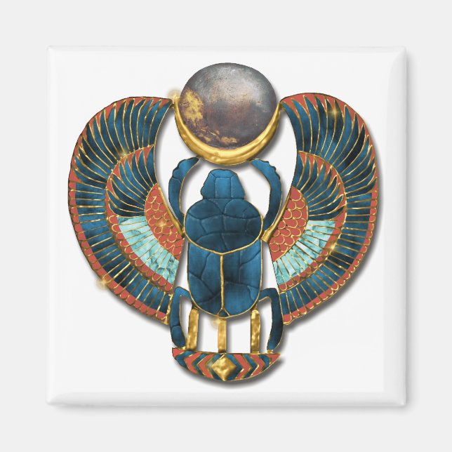 Sacred Scarab of King Tut Magnet (Front)