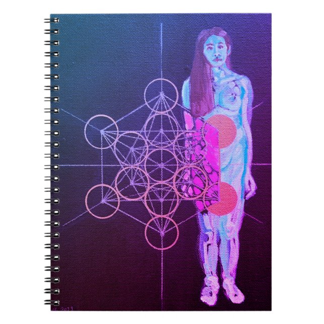 Sacred Self Spiral Notebook Original Art (Front)