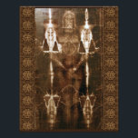 SACRED SHROUD OF TURIN PHOTO PRINT<br><div class="desc">SACRED SHROUD OF TURIN THE BURIAL CLOTH OF OUR LORD</div>