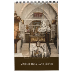 Sacred Sites in the Holy Land Calendar