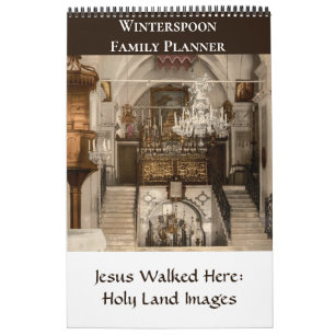 Sacred Sites in the Holy Land Calendar
