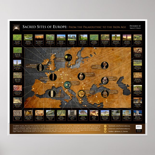 Sacred Sites of Europe Poster (Front)