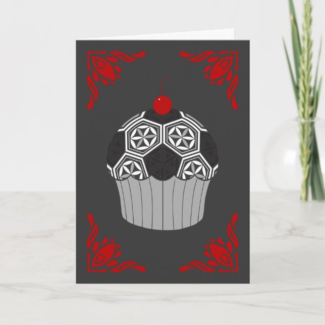 sacred soccer cupcake card (Front)