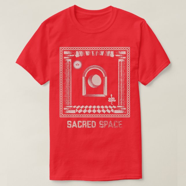Sacred space Occult artwork and symbols T-Shirt (Design Front)