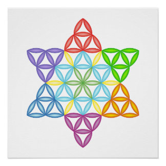 Sacred Star - Star Of Life, 02/3D. Poster