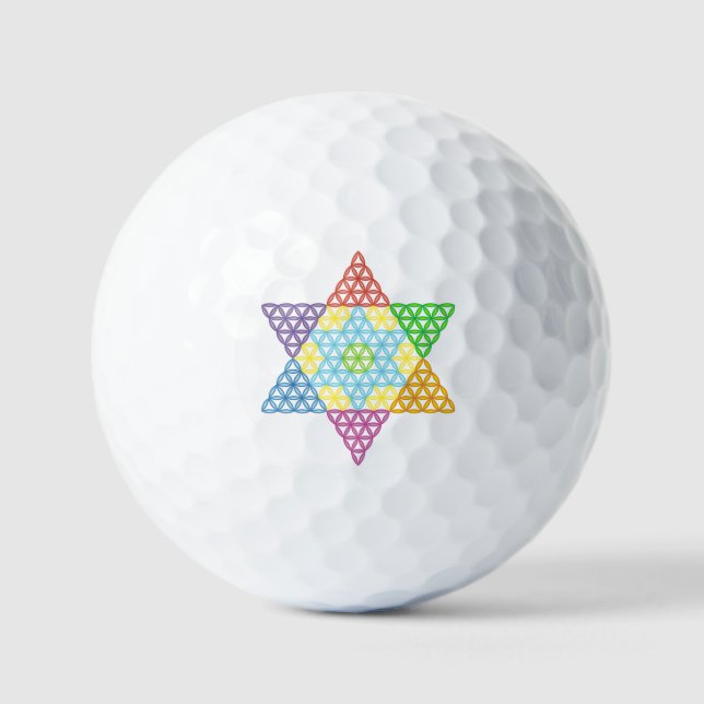 Sacred Star - Star Of Life, 04/3D-CF. Golf Balls (Front)