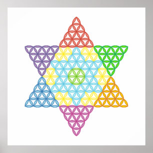 Sacred Star - Star Of Life, 04/3D-CF. Poster