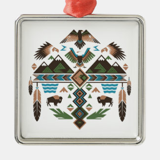 Sacred Symbols Metal Ornament