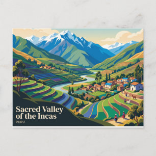 Sacred Valley of the Incas Peru Postcard