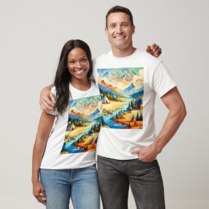 Sacred Valley Symbolic Expression Design T-Shirt