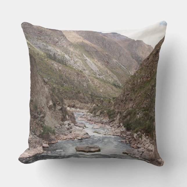 Sacred valley Urubamba throw pillow (Front)