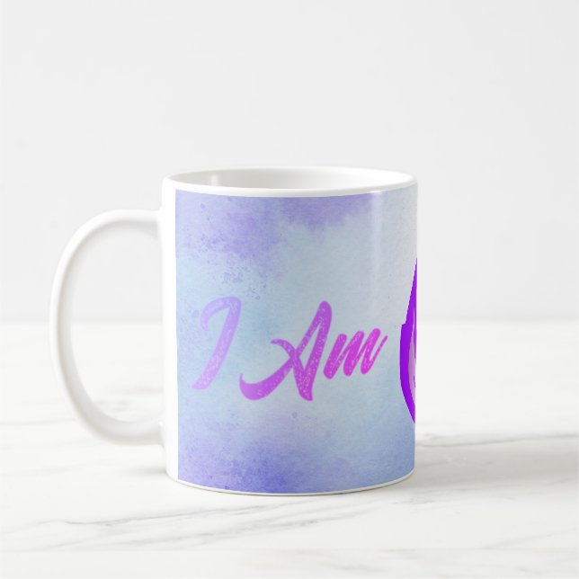 Sacred Violet Flame - I Am Coffee Mug (Left)