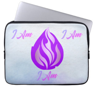 Sacred Violet Flame - I Am Laptop Sleeve