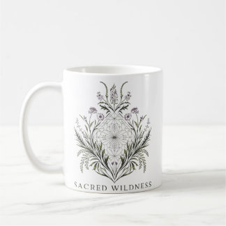 Sacred Wildness Botanical Geometry Coffee Mug