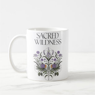 Sacred Wildness Mystical Floral Art Coffee Mug