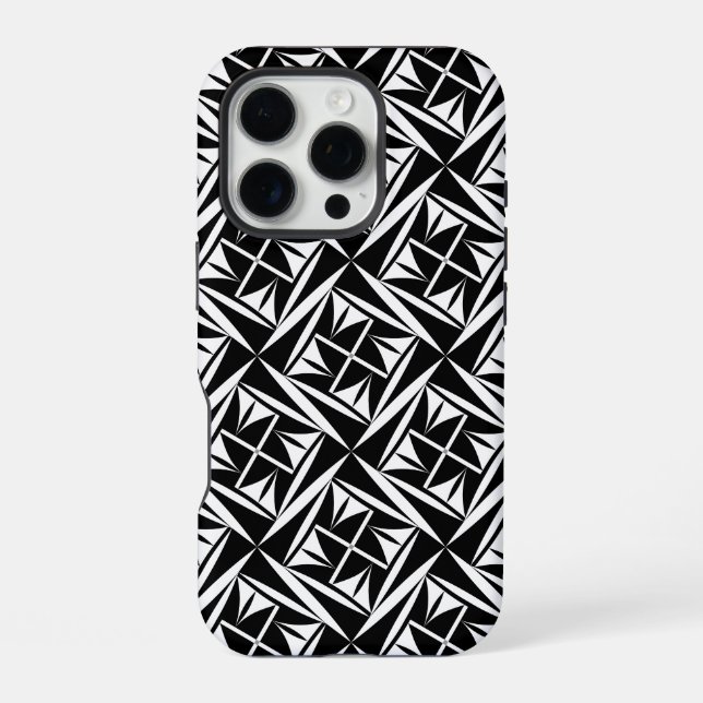 Sacred Winds in B/W iPhone Case (Back)