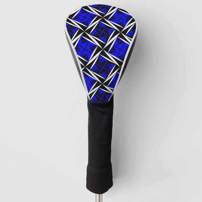 Sacred Winds in Cobalt Golf Head Cover (Front)