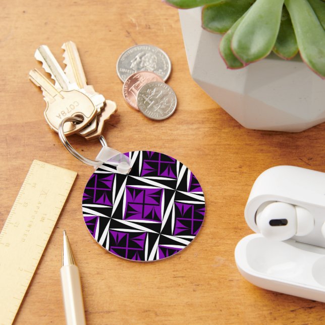 Sacred Winds - Purple -  Key Ring (Desk)