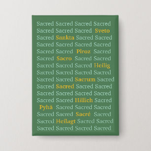 Sacred Words Button