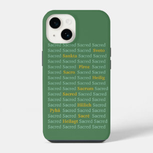 Sacred Words iPhone 14 Case