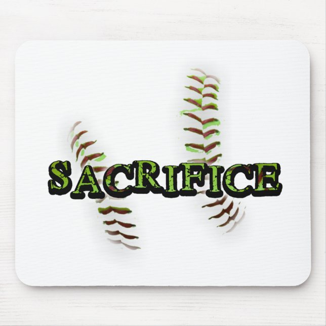 Sacrifice Fastpitch Softball Mouse Pad (Front)
