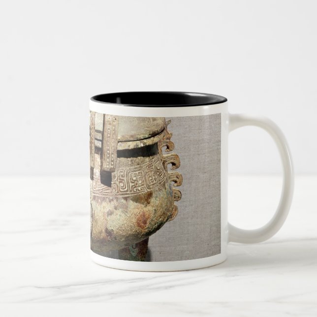Sacrificial 'hsi-ting' animal figure Two-Tone coffee mug (Right)