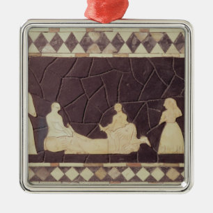 Sacrificial scene metal tree decoration