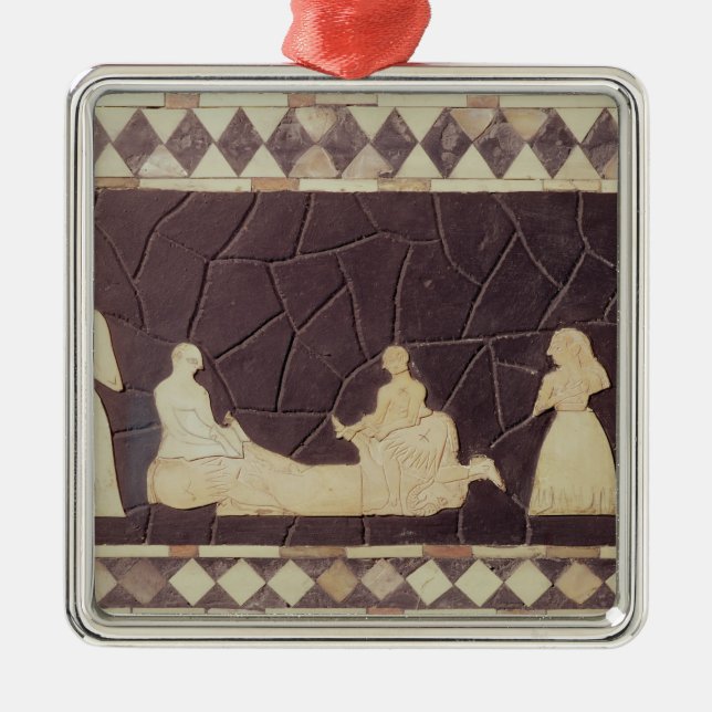 Sacrificial scene metal tree decoration (Front)