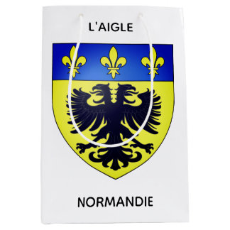 Sacs cadeaux en papier du blason de L'Aigle Medium Gift Bag