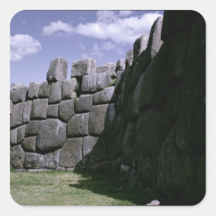 Sacsahuman Incan Fortress Square Sticker