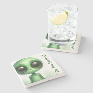 Sad Alien - Do You Believe? Stone Coaster