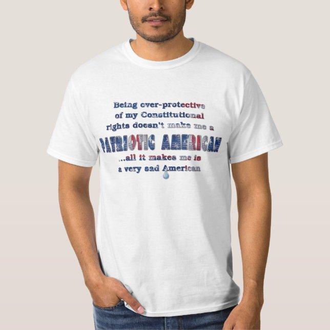 Sad American T-Shirt (Front)