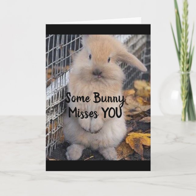 SAD AND UPSET---MISSING "YOU" CARD (Front)