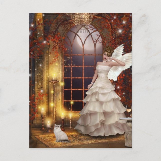 Sad Angel Postcard (Front)