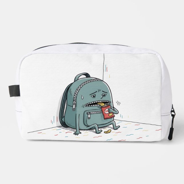 Sad Backpack Eating Chips | Funny Relatable Cartoo (Front)