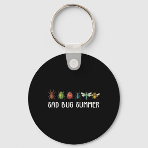 Sad Bug Summer Funny Insect Inspired Indie Key Ring