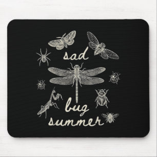 Sad Bug Summer Insects Lover Mouse Pad