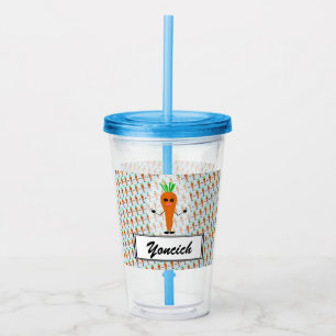 Sad Carrot by Kenneth Yoncich Acrylic Tumbler