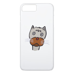 Sad cat cartoon iPhone 8 plus/7 plus case