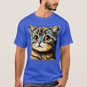 Sad Cat Face Lover Love Cats T-Shirt