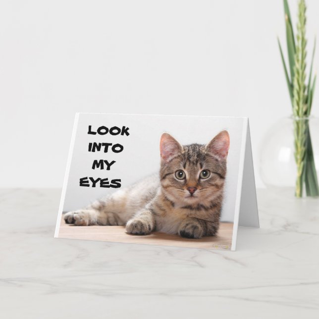 SAD CAT FOR MISSING "YOUR BIRTHDAY" CARD (Front)